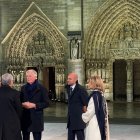 Joan-Enric Vives en arribar a Notre-Dame