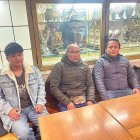 Els tres treballadors peruans afectats pel frau laboral.
