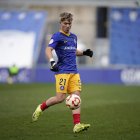 Josep Cerdà en el partit contra l’Osasuna.