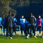 L’equip es va entrenar a Abegondo, a la Corunya.