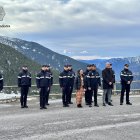 Formació de nou alumnes de policia