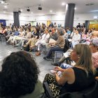 Jordi Fabra a l’assemblea del comitè d’empresa, al maig.