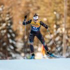 Gina del Rio, al Tour de Ski a Toblach.