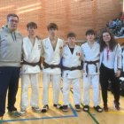 Membres de l'equip cadet de la Federació Andorrana de Judo.