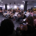 L’assemblea del comitè, amb Fabra a la primar fila.