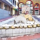 La plaça Canonge de Sant Julià de Lòria.