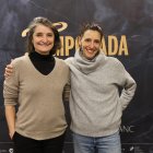 La directora artística de la companyia IT Dansa, Catherine Gallard, i la coreògrafa Nora Sitges-Sardà.