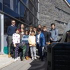 Els infants d'Ordino reben el nou compostador