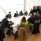 La reunió entre els representants de Govern i la Generalitat de Catalunya a l'aeroport de la Seu aquest matí