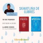 Eloy Moreno signarà exemplars a la llibreria Llibre Idees