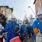 Nens i nenes disfressats en una edició anterior del Carnaval de la Massana