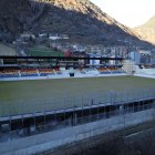 El nou estadi de la FAF a Encamp.