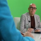 Jordi Ubach al plató de Diari TV