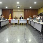 Un moment de la reunió del consell econòmic i social