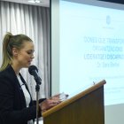 Mariona Cadena, ahir.