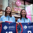 Les jugadores Lies Bosma i Gemma Soler.