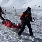 Un moment del simulacre.