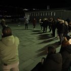 Un moment de l'assemblea de la coordinadora de l'habitatge digne