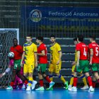 La selecció va fer suar Portugal a Andorra.