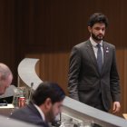 Cerni Escalé, cap de l’oposició, al Consell General.