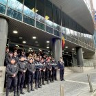 Minut de silenci davant la seu de la policia a Escaldes