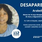 Arabella R. B. en la imatge feta pública pels mossos d'esquadra