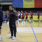 El seleccionador andorrà Talín Puyaltó, ahir.