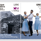 Segell dedicat a l’Esbart Sant Romà d’Encamp