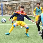 Entrenament de la selecció sub 21.