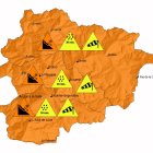 Avís groc per fort vent i pluges intenses a partir d'aquesta nit.