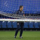 La selecció es va exercitar ahir al Nacional.