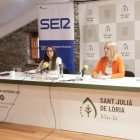 Fuentes i Majoral a la presentació.