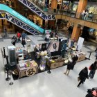 La mostra de productes agrícoles i artesans a l'Illa Carlemany durant la Setmana Santa.