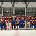 La selecció d’hoquei gel.