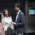 González, Losada i Nazzaro, ahir a la presentació de l’espai ciutadà.