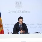 El ministre portaveu, ahir.