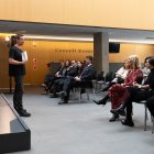 Jordi Reviriego durant la conferència
