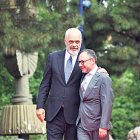 Xavier Espot i el primer ministre d’Albània, Edi Rama, a la 6a cimera.