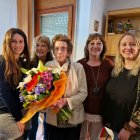 Carolina Ramón Pascual celebrant el seu centenari amb la família
