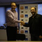 Francesc Solana i Gorka Aixàs, el 20 de maig del 2010.