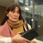 Mercedes Chamorro a la sortida de la vista oral.