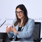 La ministra Ester Molné va presentar les modificacions de la llei.