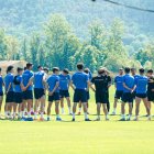 L’equip s’entrena a Olot.