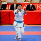 El karateka Silvio Moreira va guanyar la primera medalla d’or de la delegació andorrana en el segon dia de competició.