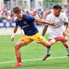 Josep Cerdà, en una acció del partit.