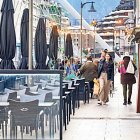 La part alta del passeig del riu d’Andorra la Vella.