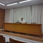 La presidenta de Càritas, Anna Maria Villas, durant la roda de premsa.