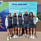 L’equip andorrà de la Billie Jean Cup.
