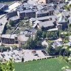 L’aparcament del Camp de la Tanada.