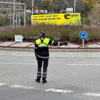 Un agent de circulació de Sant Julià.